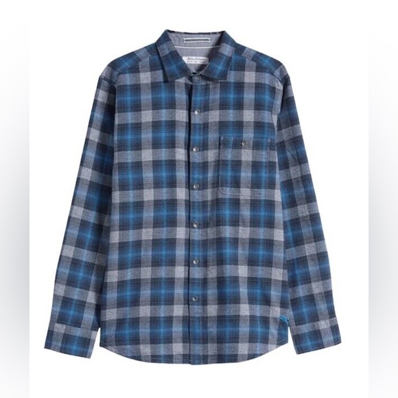 NWT Tommy Bahama Canyon Beach Cozy Check Shirt Sz 2XL - Picture 3 of 11